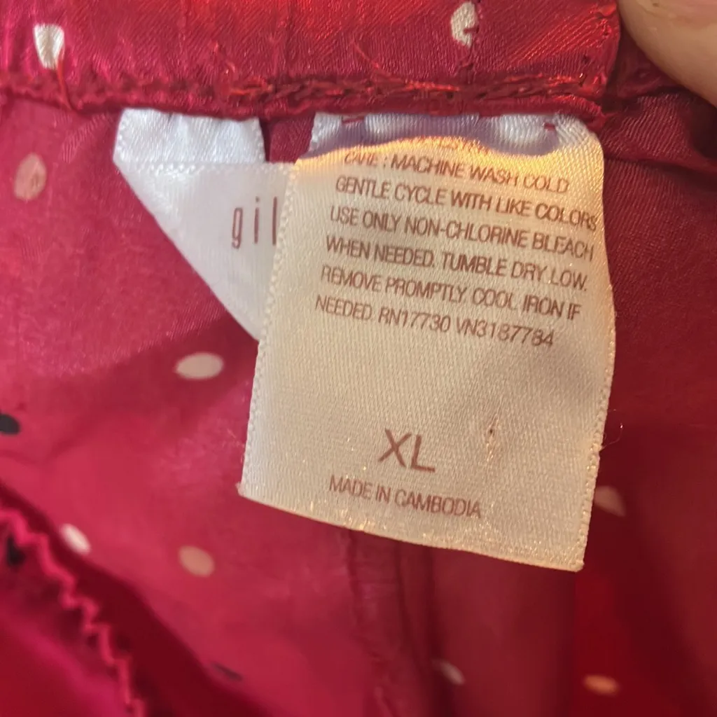 FINAL MARKDOWN Gilligan and O’Malley sleep slacks xl - Image 3