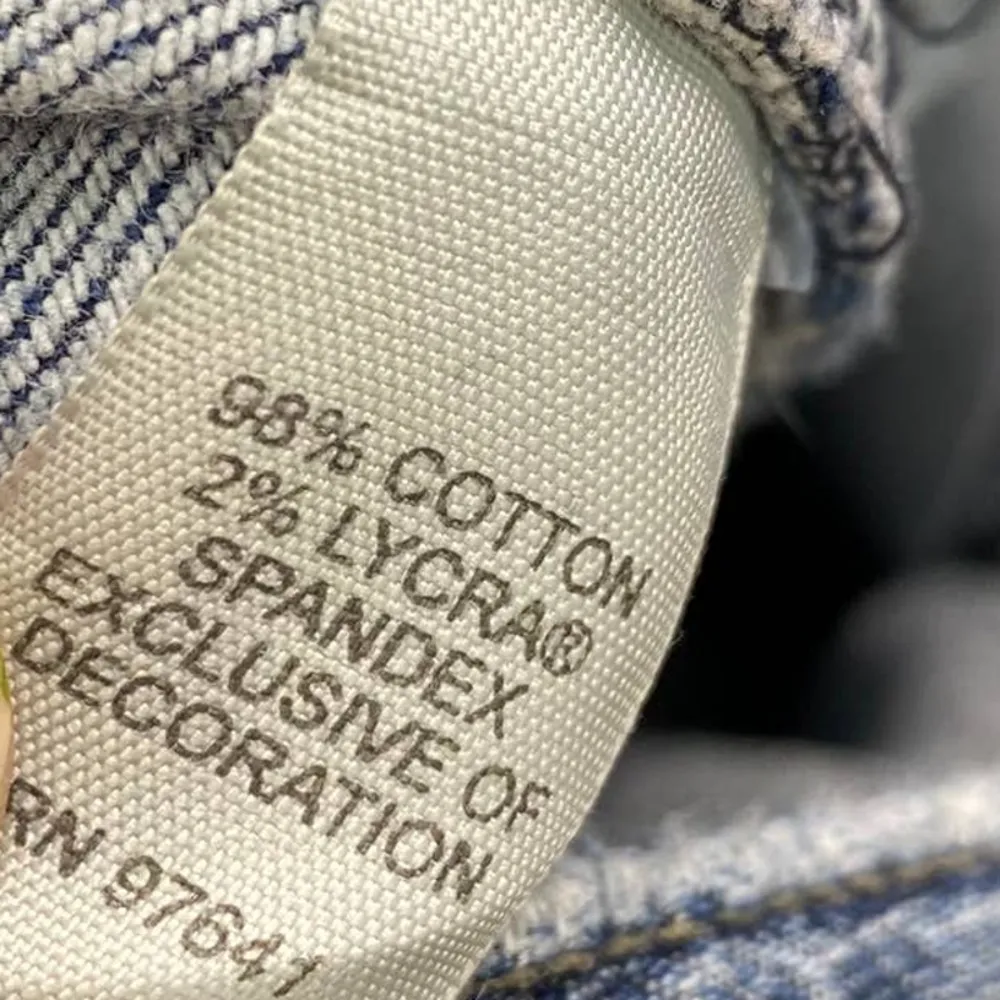 J. Jill Wide Leg Straight Jeans Medium Blue Wash Womens 31 Inch Waist - Image 7