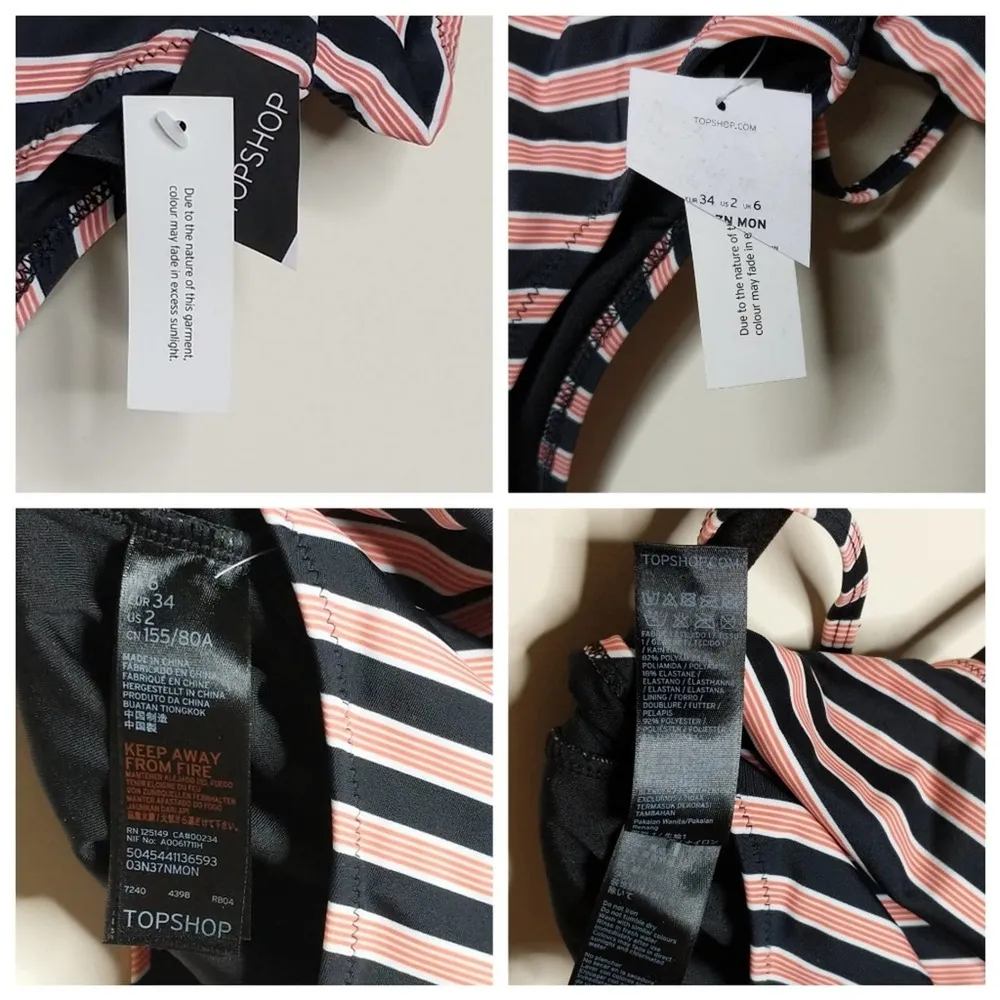Topshop Pamela Swimsuit - Size US 2 (UK 6) - NWT - Image 6