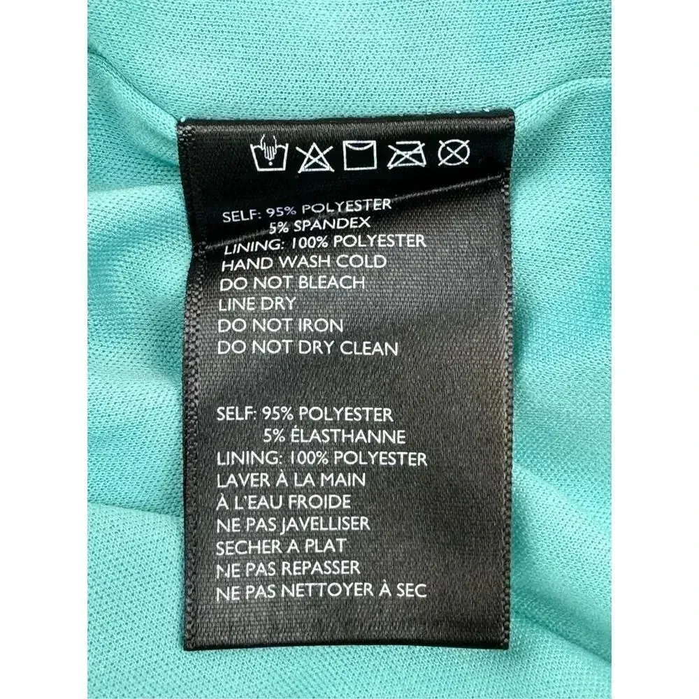 UO Mesh Halter Mini Dress Small Red Blue Checkered Stretch Bodycon Cutout Y2K - Image 7