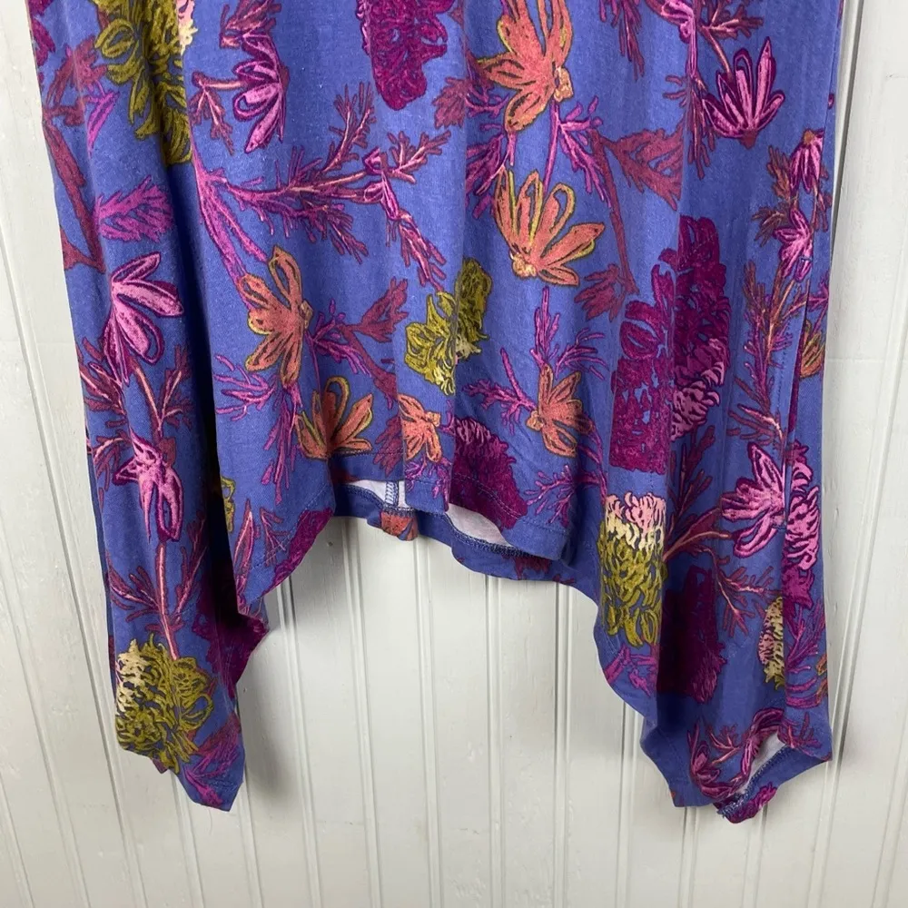 LOGO by Lori Goldstein Printed Knit Top Twin Set w/ Contrast Tank Size Medium - Image 7