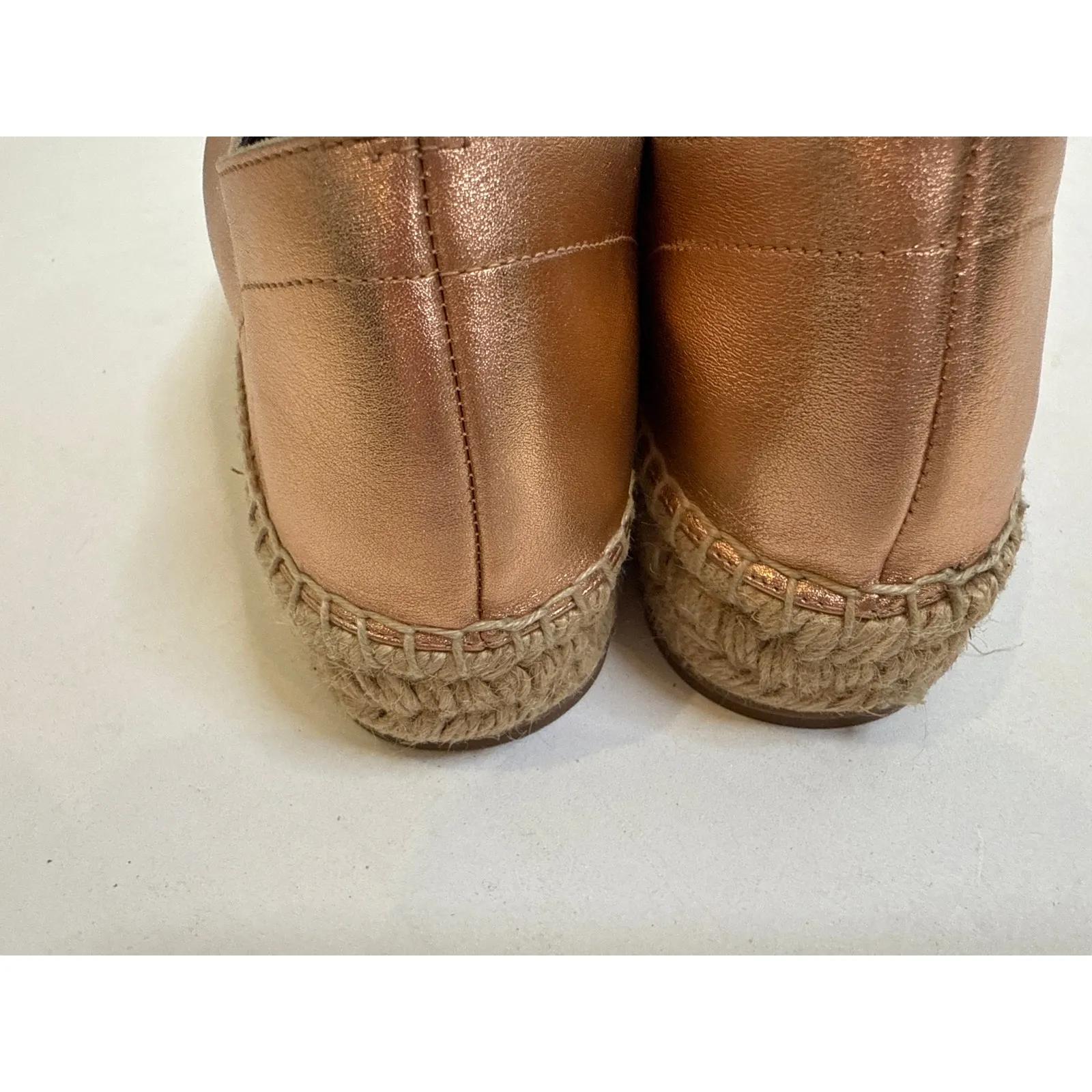 Alexander Wang Metallic Rose Gold Zip Shoe Nw/oBLeather Sz 39/ US 8.5 Espadrille - Image 7