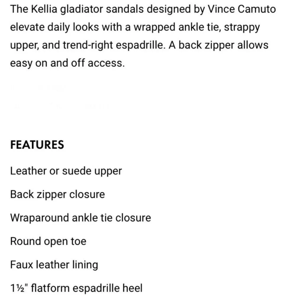 Nwot Vince Camuto leather sandals - Image 4