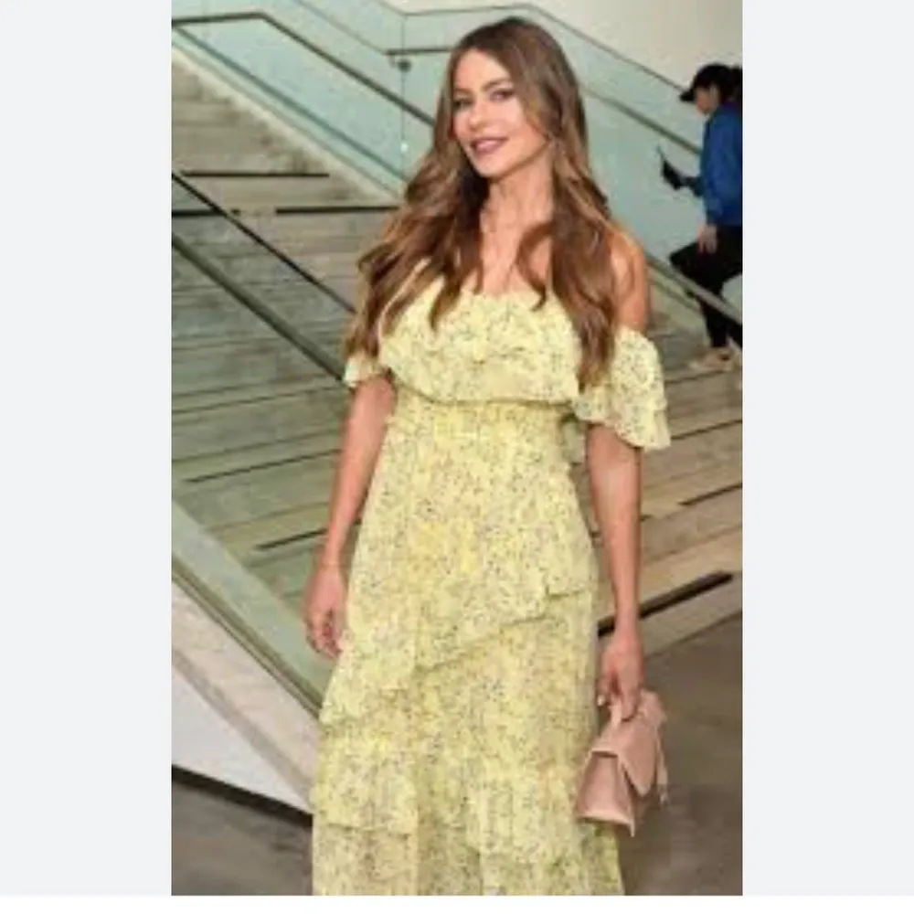 New ulla Johnson yellow floral print dress - Image 2