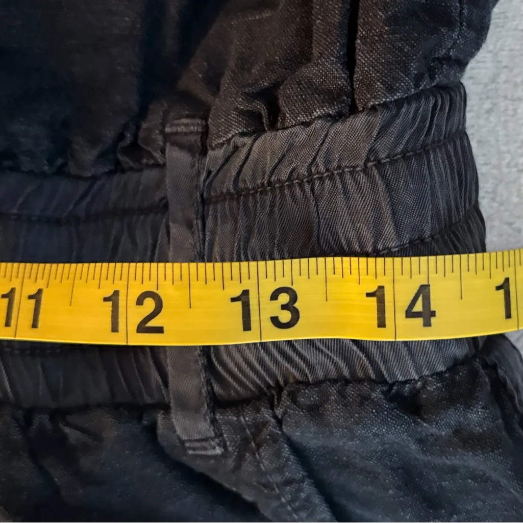 Young Fabulous & Broke‎ Black Button-Up TENCEL Long Sleeve Romper Size Small EUC - Image 9