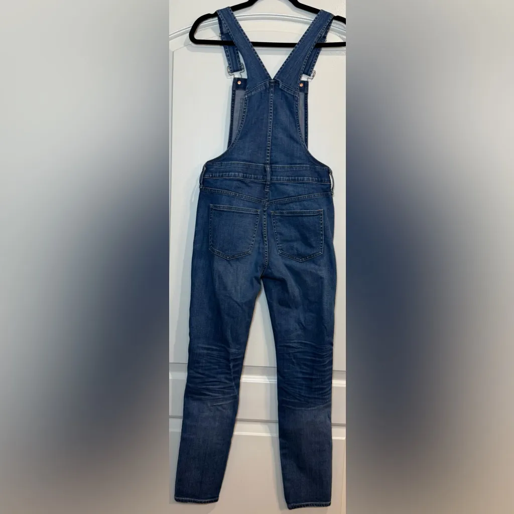 Madewell women’s straight leg overalls size extra small - Image 3