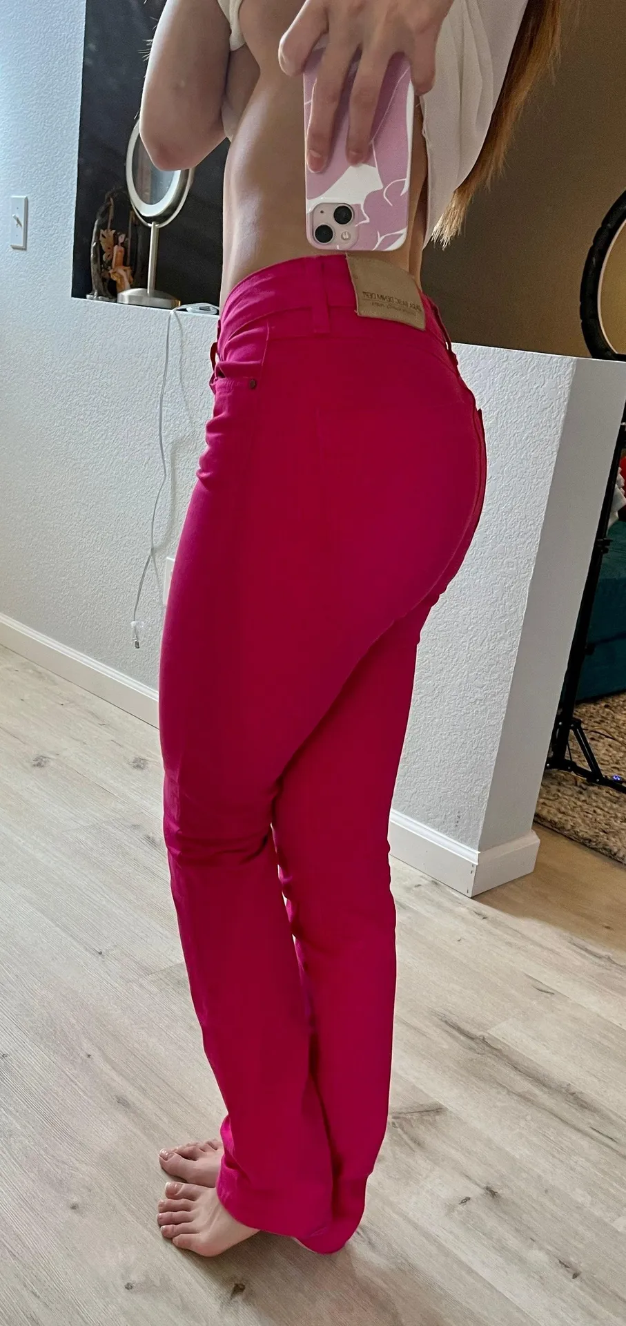 ZARA Hot Pink Jeans - Image 2
