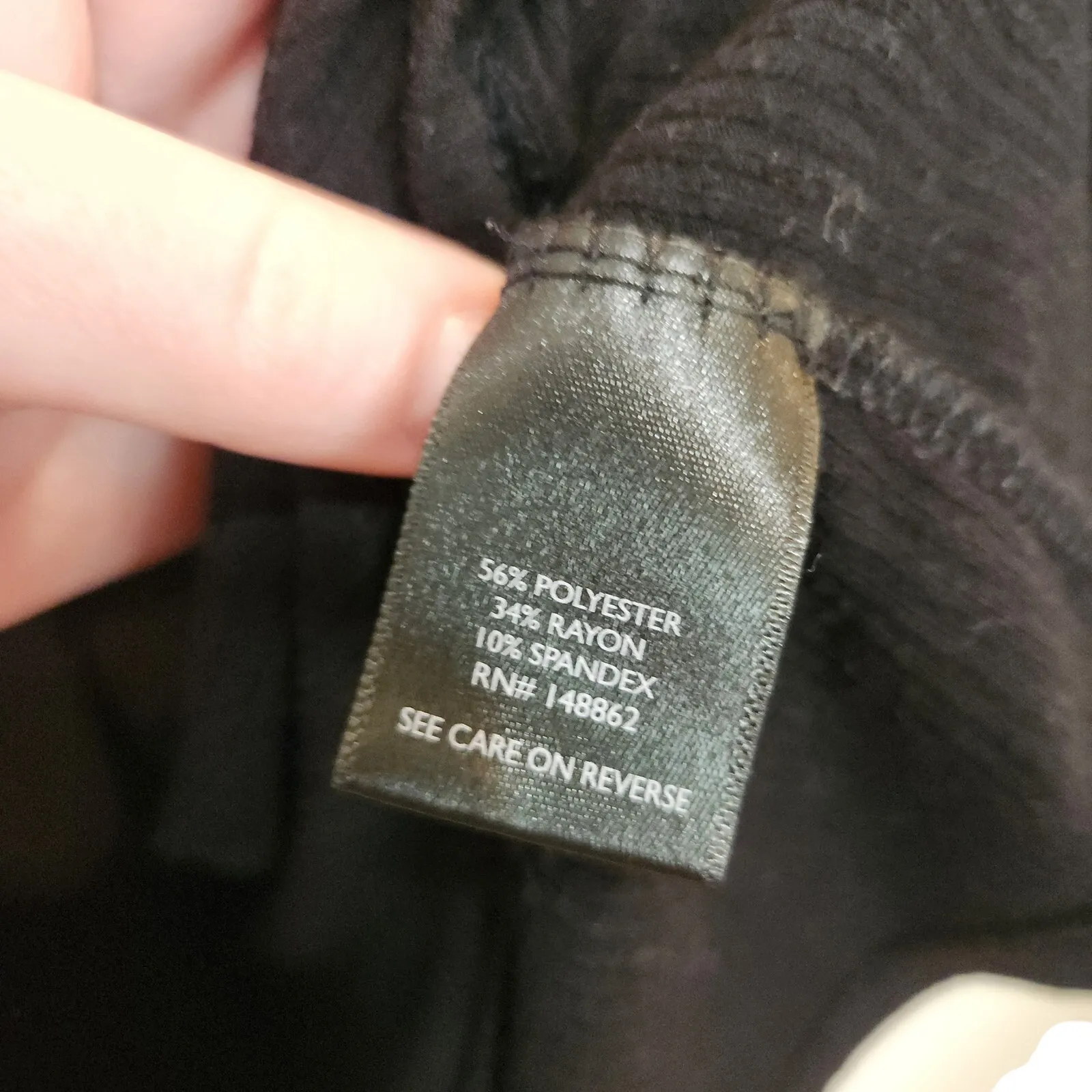 Torrid Black Sexy Fitted Super Soft Rib Knit V-Neck Short Sleeve Tee Casual 3X - Image 6