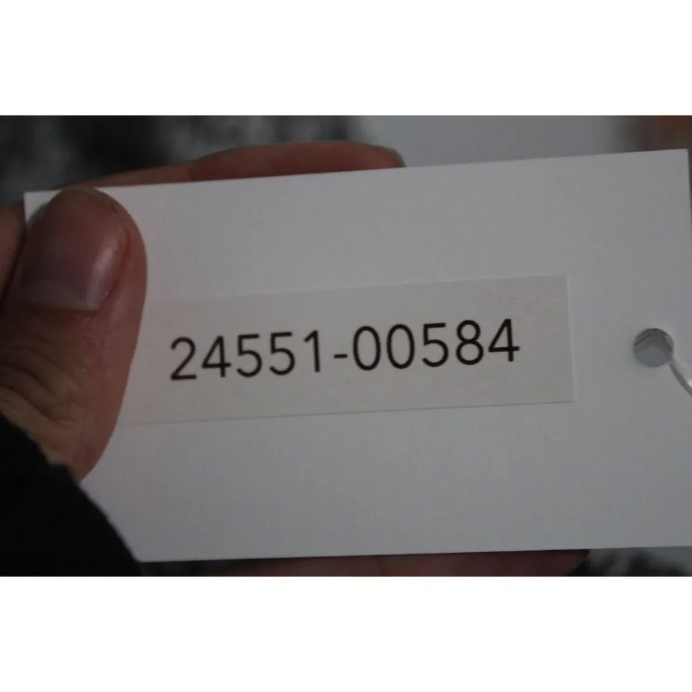 Womens Abercrombie & Fitch Black White Floral V-Neck Long Sleeve Bodysuit Size M - Image 5