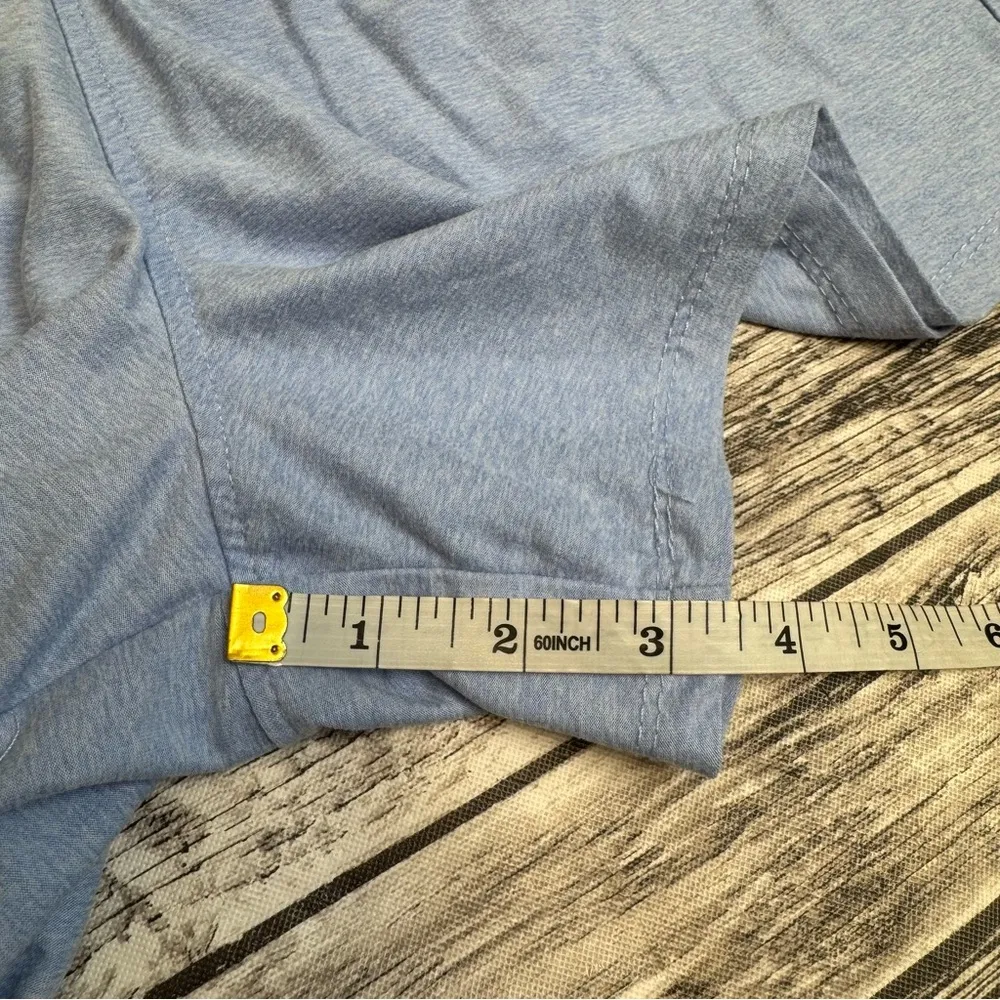 Athletic Works Women's Gym Sweat Shorts Light Blue M Med Medium 8 10 Stretchy - Image 10