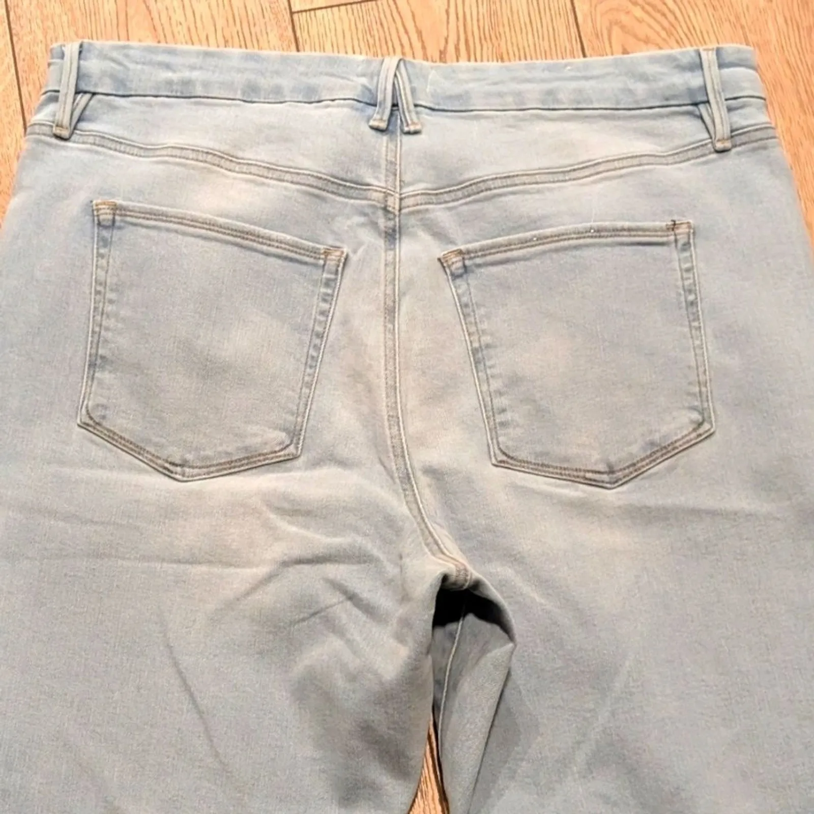 NEW Good American Plus Size 18 2X Good Legs Crop Skinny Jeans Stretchy Buttonfly - Image 5