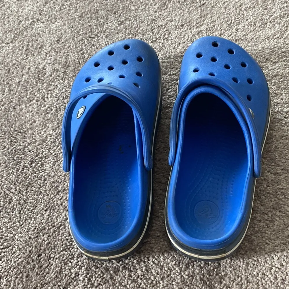 Crocs Classic Clogs Blue Lightweight Slip-On Shoes SIZE 6M 8W - Image 6