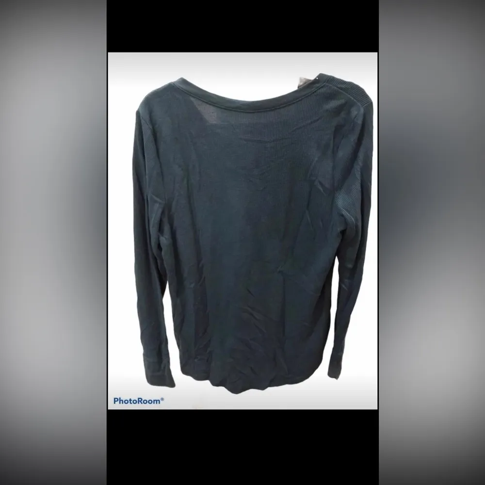 Teal Time & Tru Long Sleeve Shirt - Size: 2XL - Image 2