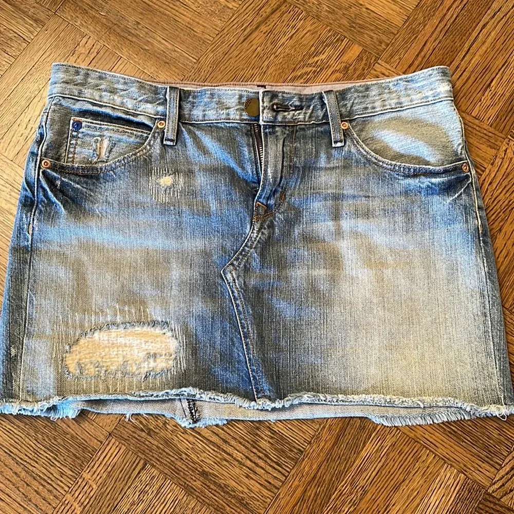 NWOT GAP Denim Distressed Mini Skirt - Image 8