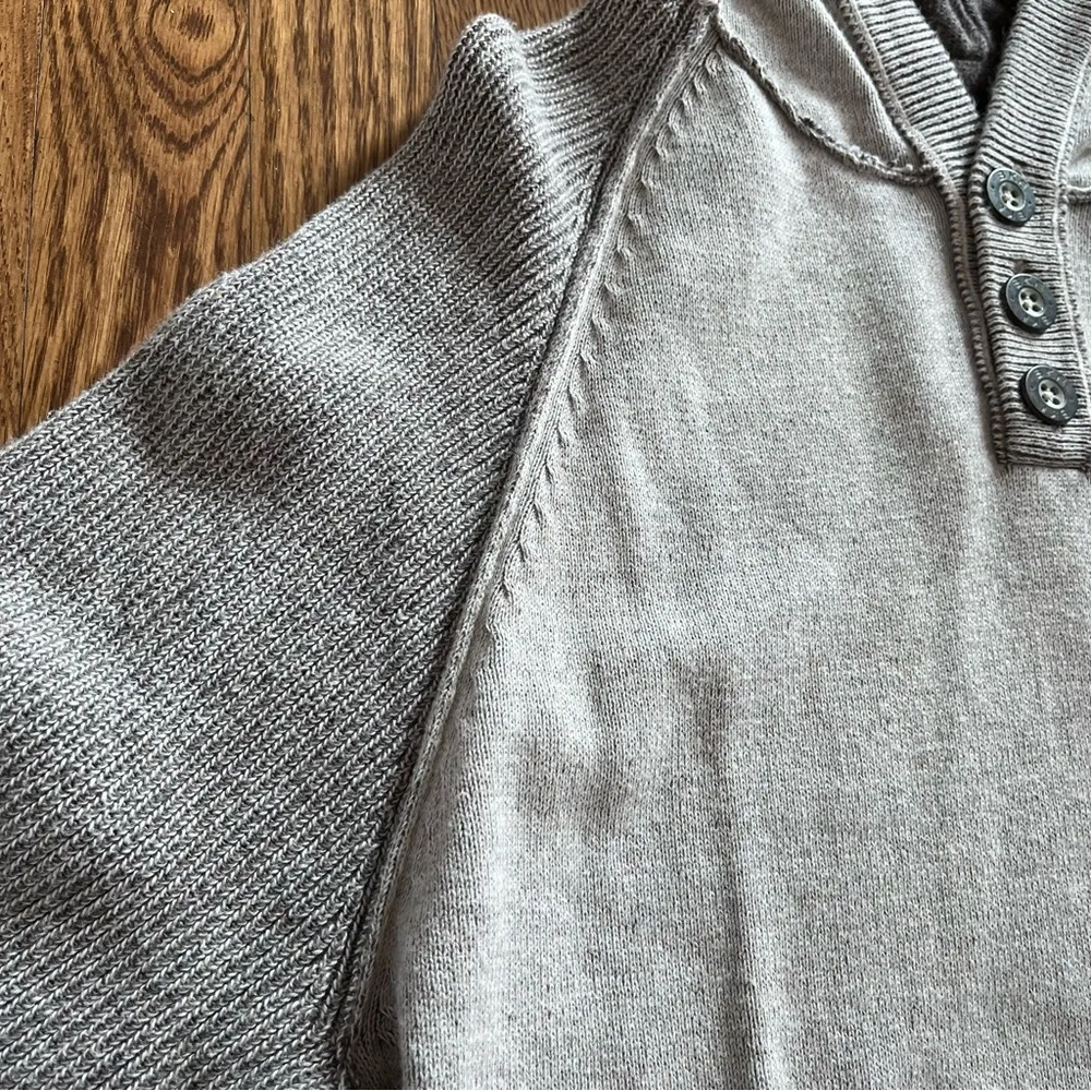 BKE Hoodie Sweatshirt / Sweater Size Large Brown and Creams - Image 2