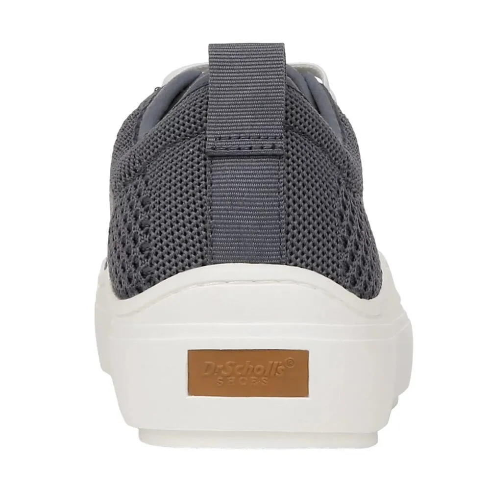 Dr. Scholl's Women's Time Off Knit Platform Sneakers in Oxide, Size 9 Gray - Image 3