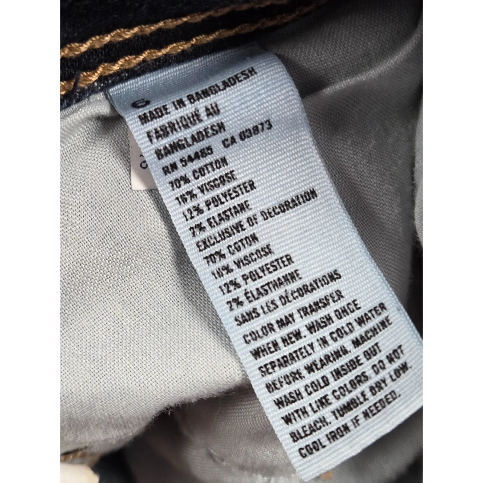 American Eagle Dark Wash Kickboot Jeans Stretch Size 6 Bootcut - Image 3