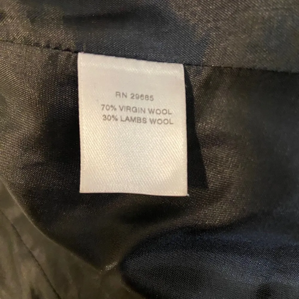 Pendleton Black White Houndstooth Blazer Wool Jacket Size 6 Virgin Lamb Wool - Image 8