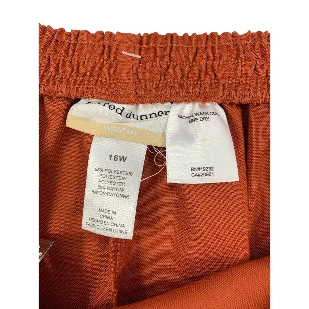 Alfred Dunner Women's Birds of Paradise Paprika Dress Pants - Image 3