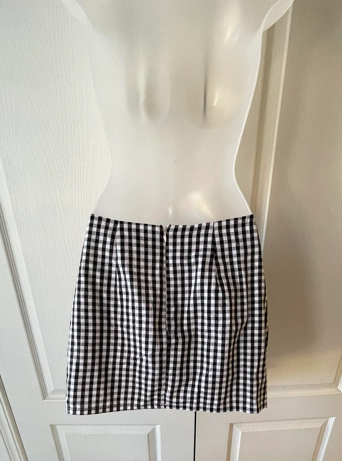 Lulu Gingham Ruffle Mini Skirt - Image 6