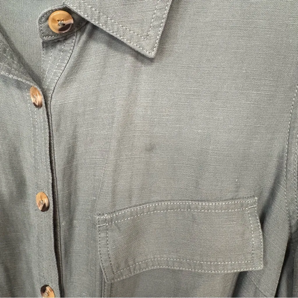 Soft Surroundings Green Getaway Jumpsuit‎ Size 18 - Image 7