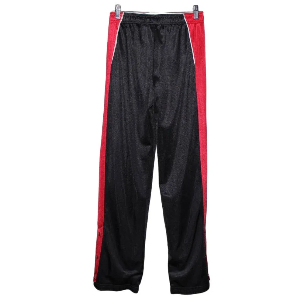 Women's Adidas Gray Red Athletic Pull On Elastic Stretch Track Pants Size Small - Image 2