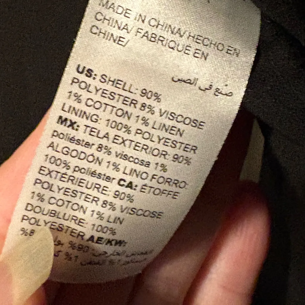 Chico's Patch Print Jacquard Open Lined Jacket Size 3 or XL (16 - 18) - Image 5