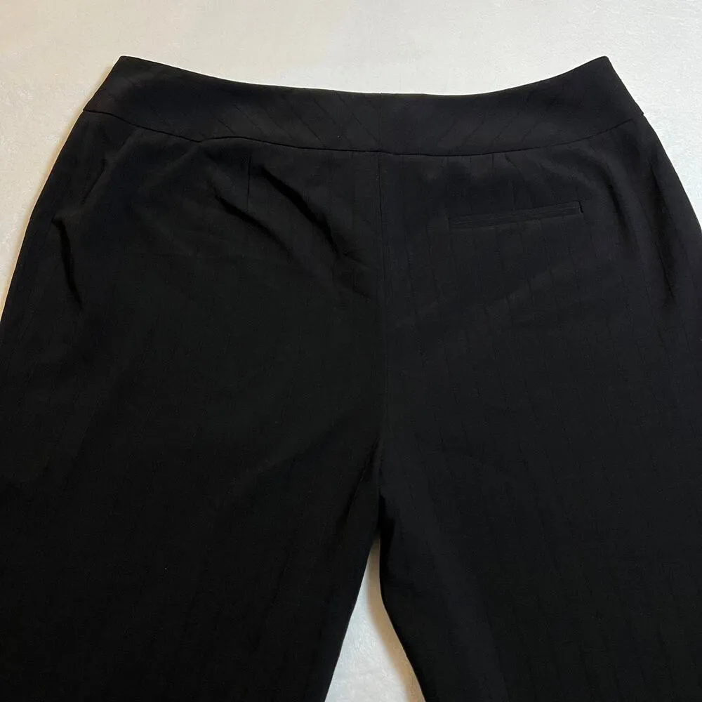 Style & Co. High Rise Bootcut Textured Stripe Dress Pants Size 16W Office Career - Image 6