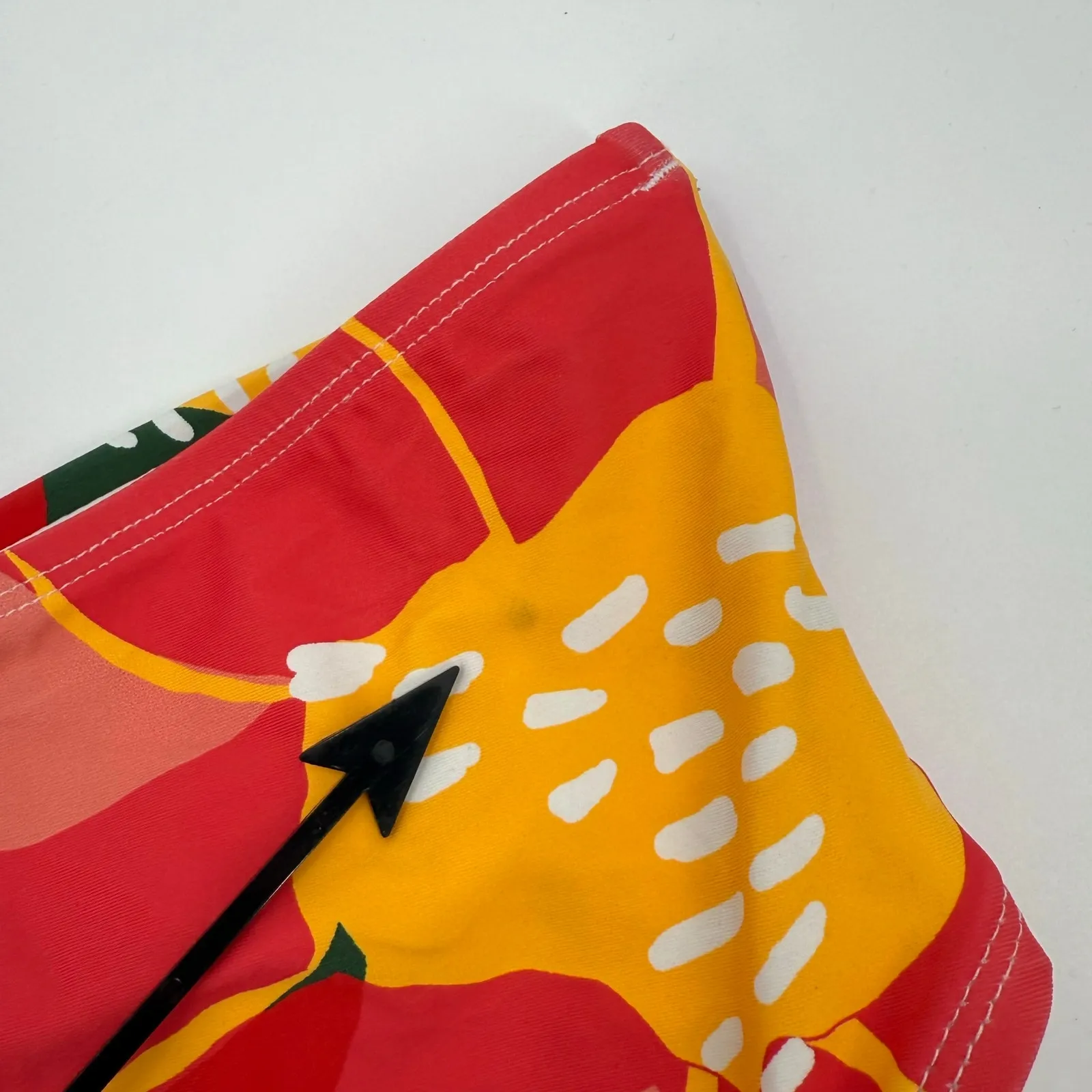 La Blanca Bikini Bottoms Swim Size 10 NEW Eclectic Shore V-Front High Waist NWOT - Image 8