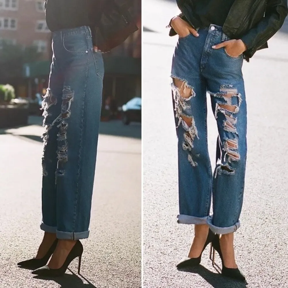 Anthropologie Pilcro The Joey High-Rise Straight Jeans Blair Wash Womens Size 27 - Image 3