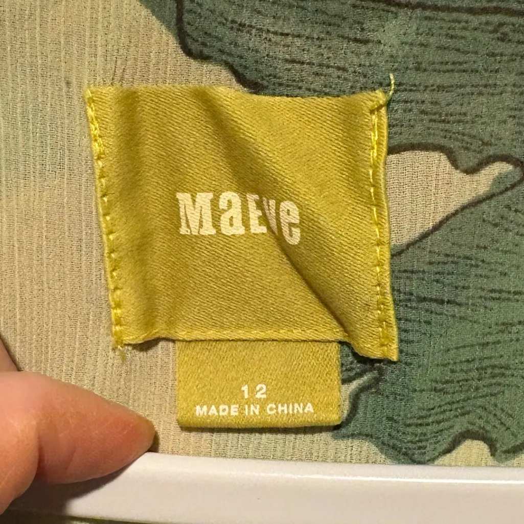 Anthropologie Maeve Maravilla Floral Boho Garden Maxi Dress Floral Size 12 - Image 3