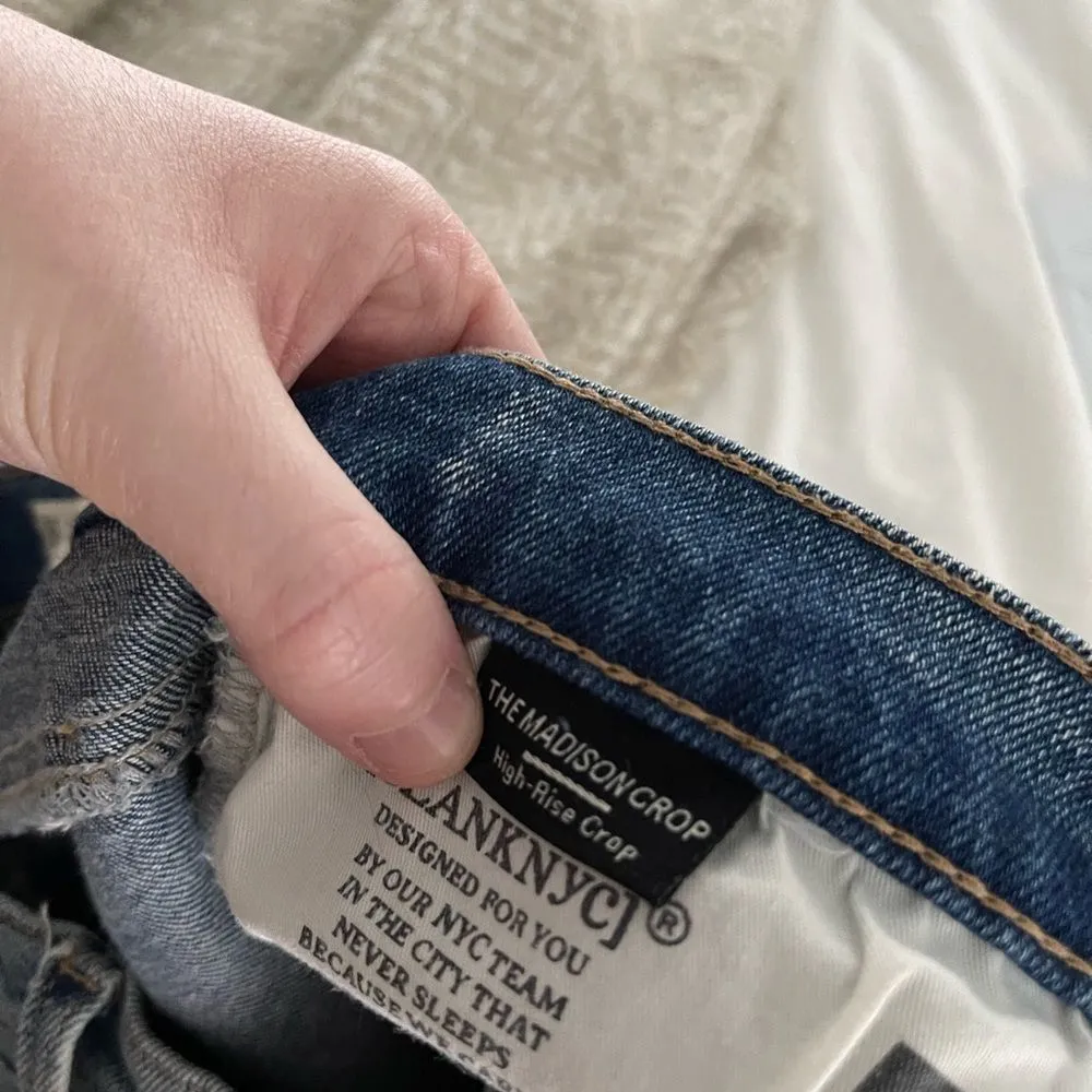 Blank NYC Madison Crop Distressed Jeans - Image 9