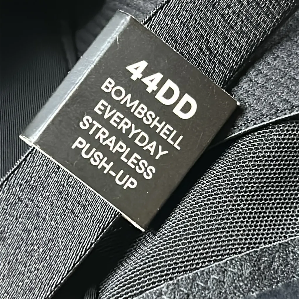Torrid Bombshell Push-up Everyday Black Strapless Bra Size 44DD - Image 10