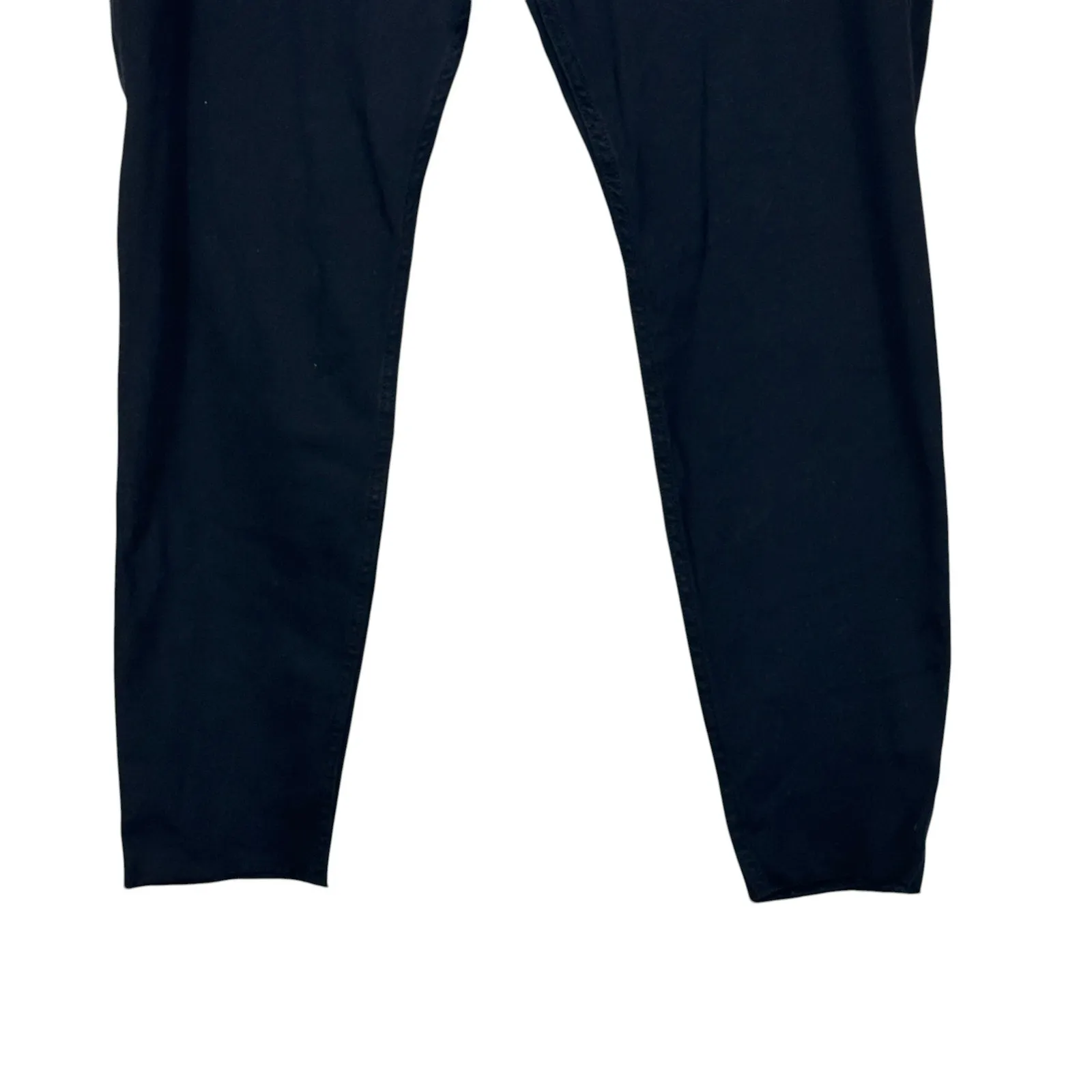 Hollister Curvy High Rise Denim Jeggings Womens 21 Black Minimalist Casual - Image 3