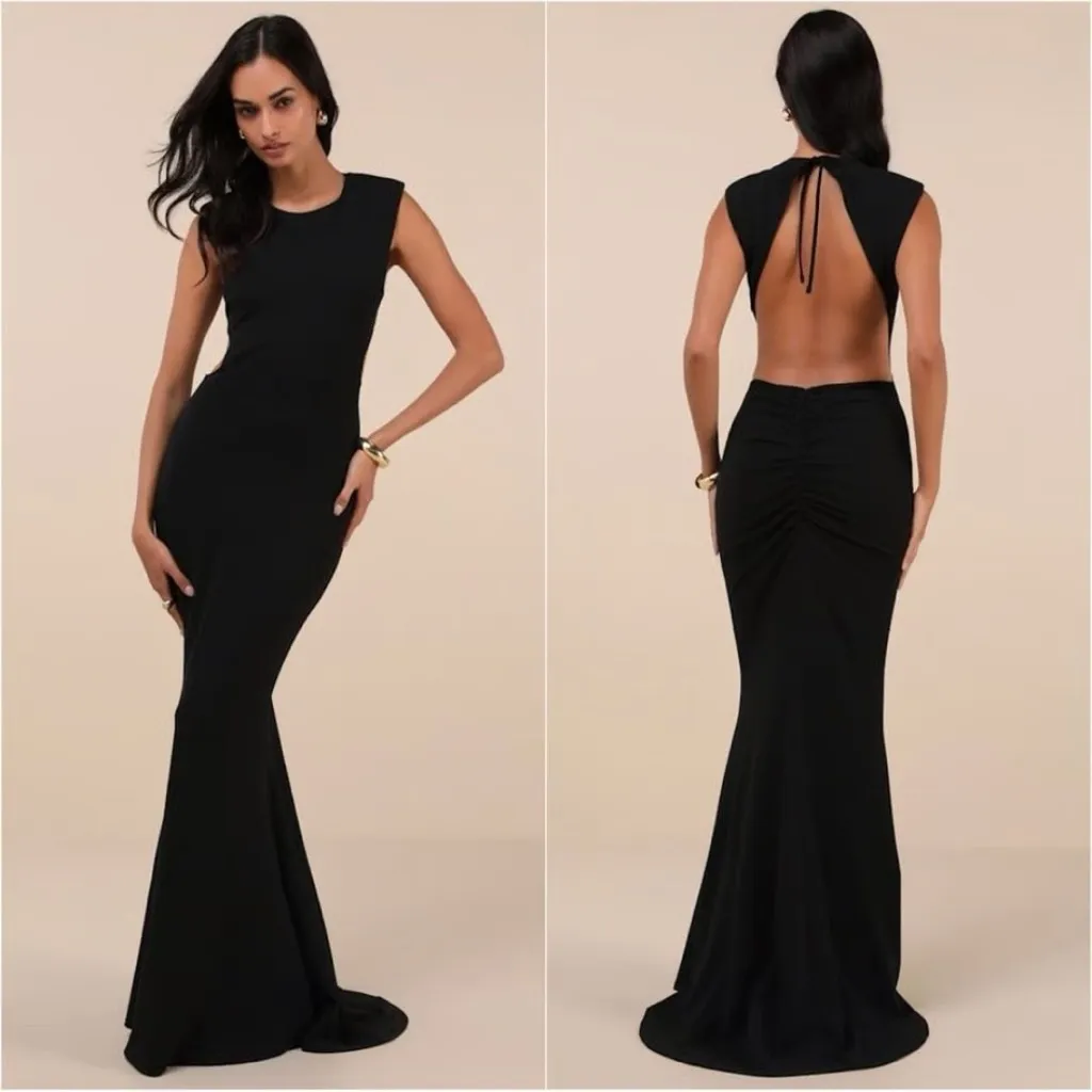LULUS‎ Captivating Perfection Backless Sleeveless Maxi Dress - Image 2