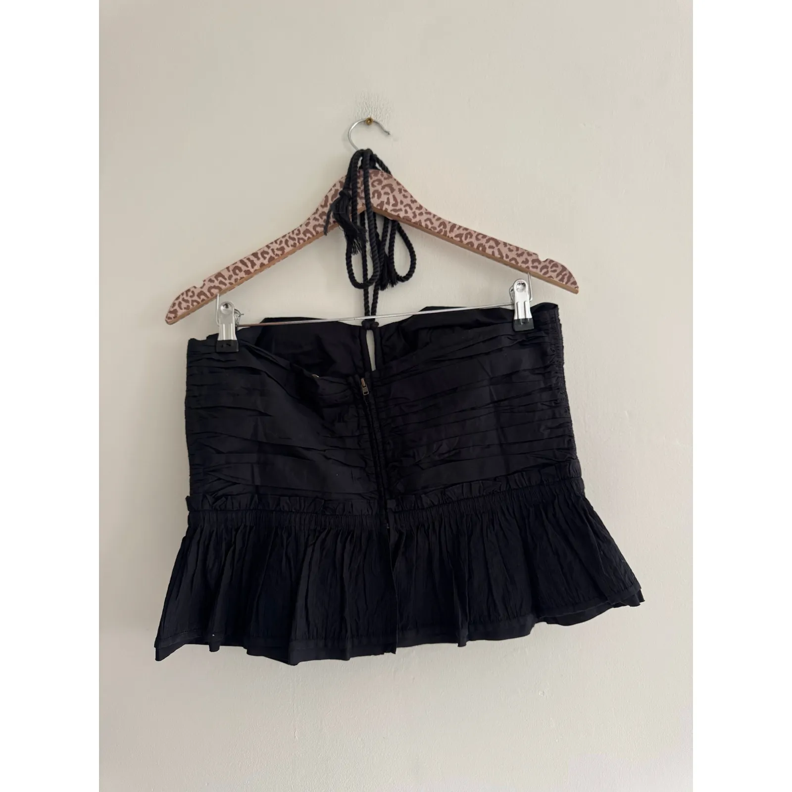 Ulla Johnson Adaleigh Top in Noir Black Size 12 - Image 6