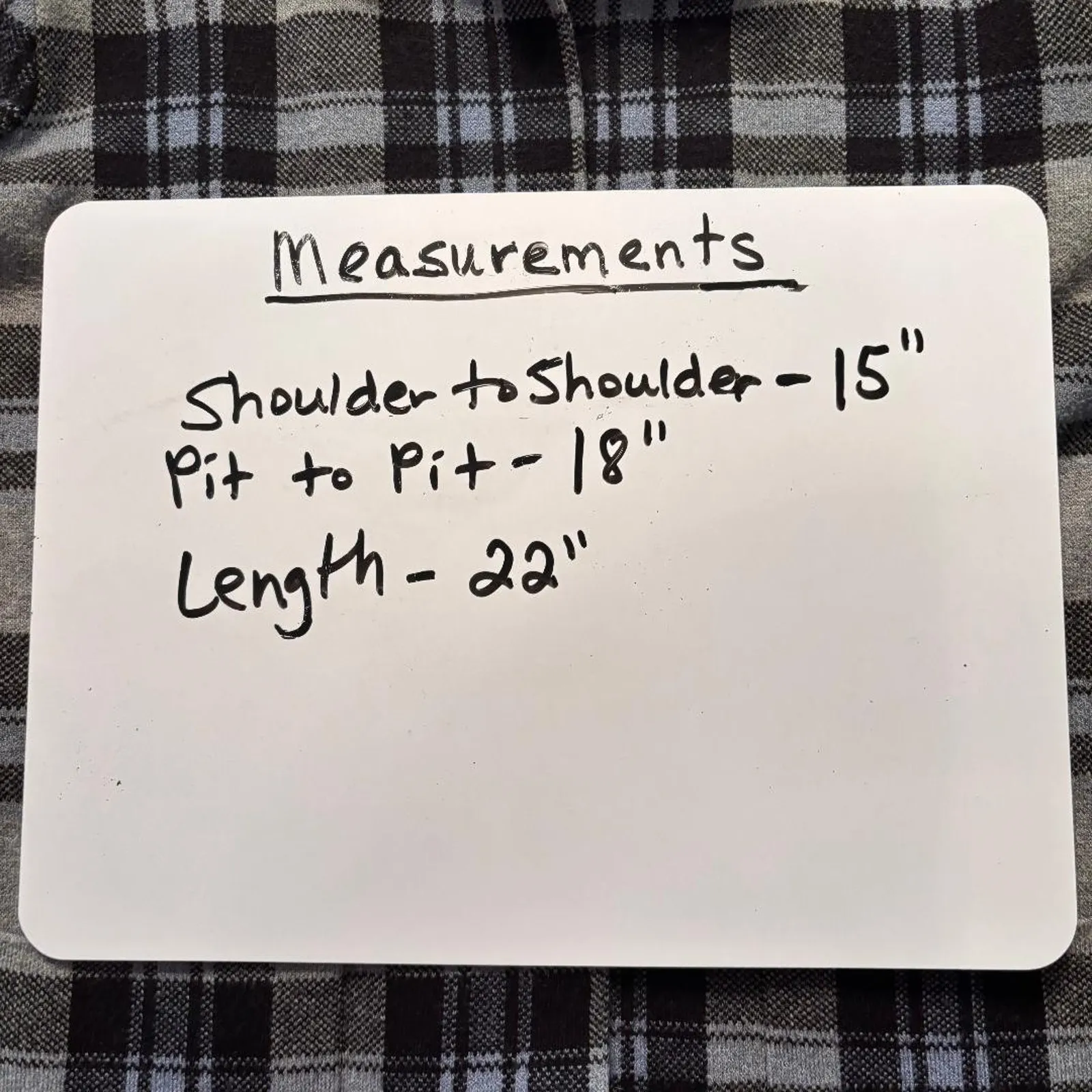 Tahari Jacket Short Plaid Black & Grey ButtonUp Pockets Gorpcore Minimalist Sz M - Image 5