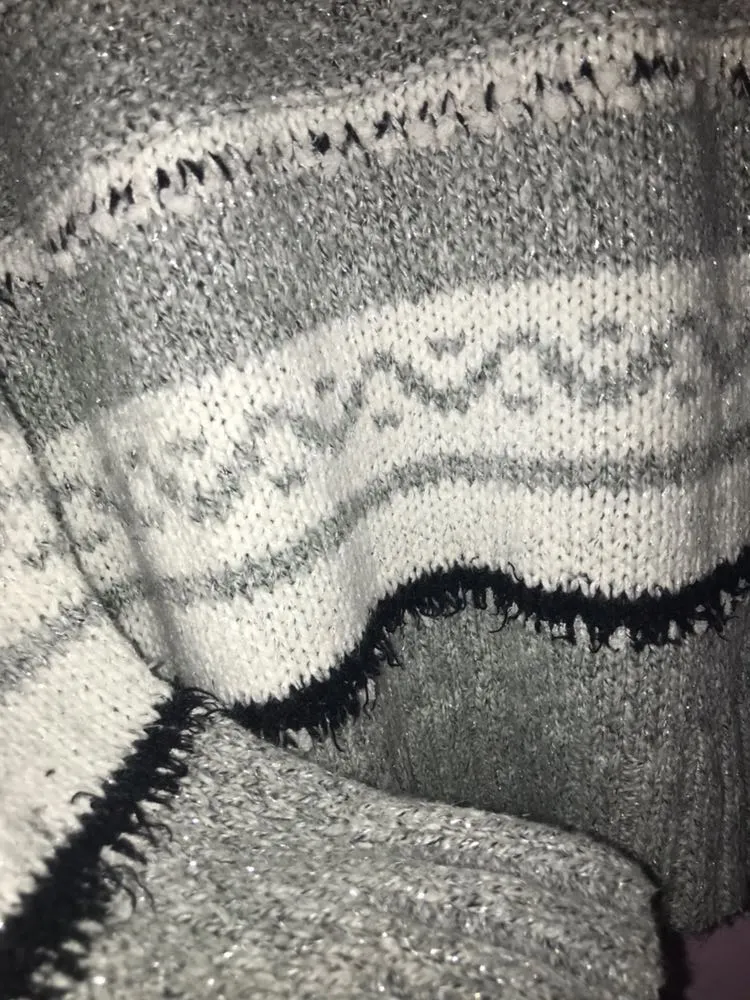 Cute Christmas Oversized Sweater Multiple Size M - Image 5