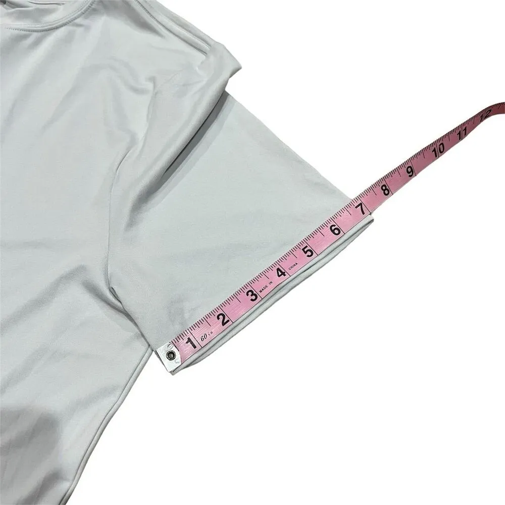 Fabletics Women's 2XL Gray Quick-Dry Short Sleeve T-Shirt Casual - Image 6