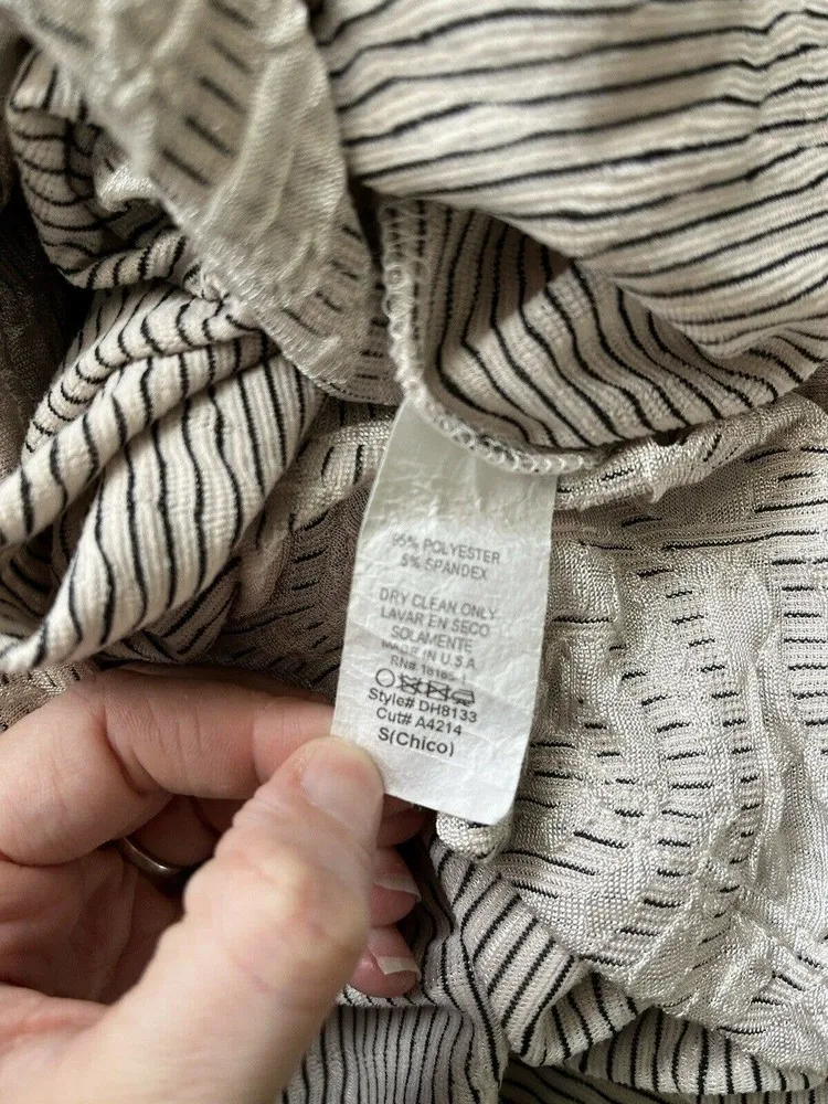 Audrey 3+1 Cream Floral Fit & Flare Sleeveless Dress Size Small - Image 7