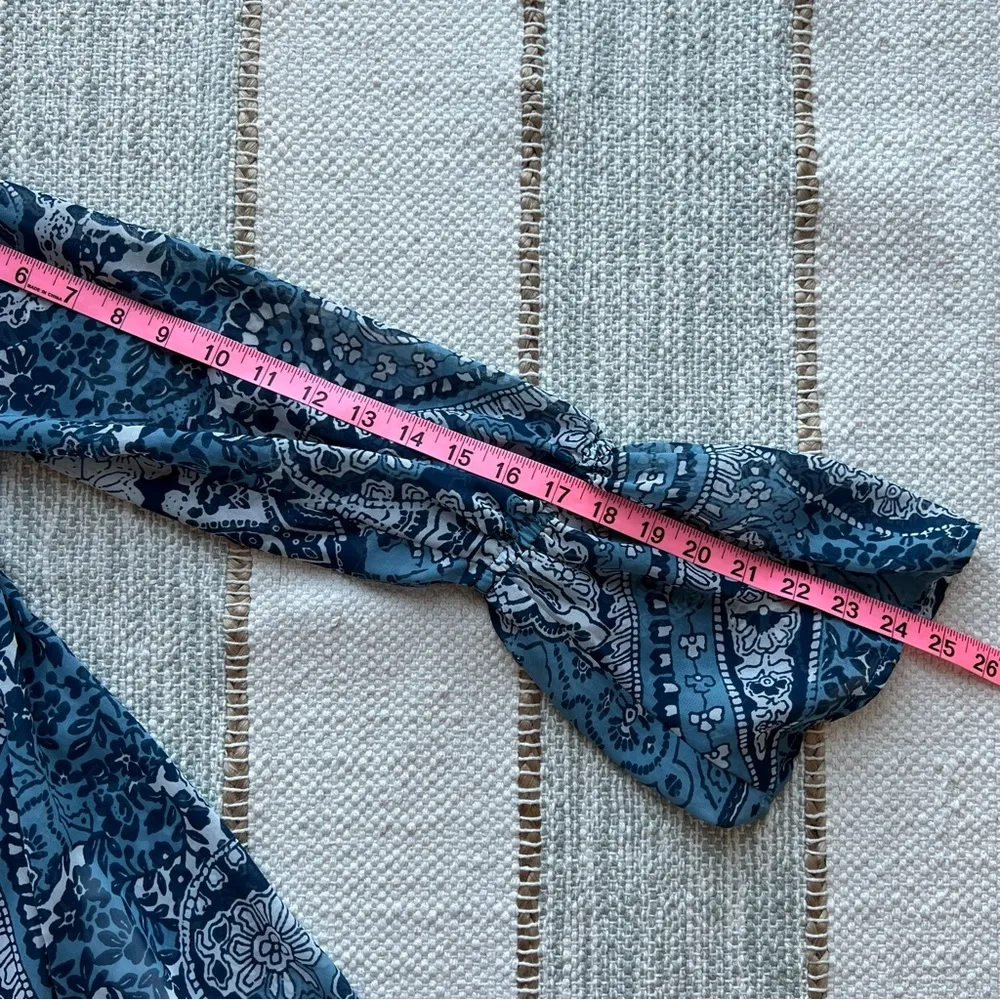 Show Me Your MuMu Perveen Paisley Printed Long Sleeves Tunic Dress Women’s XS - Image 8