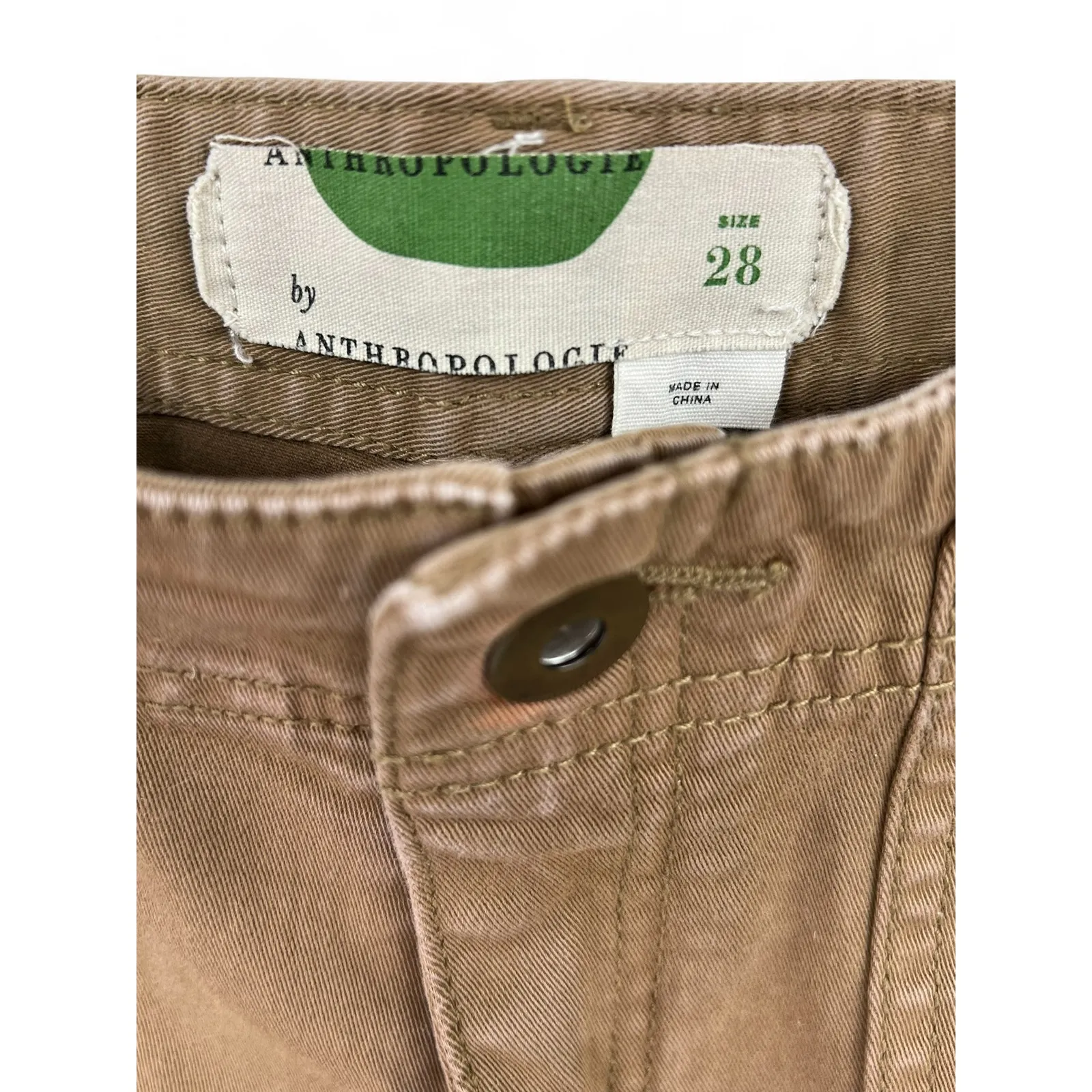 ANTHROPOLOGIE  | 28 | Set Lot of 2 Shorts 8.5 inseam Walking Khaki  Fatigue - Image 6