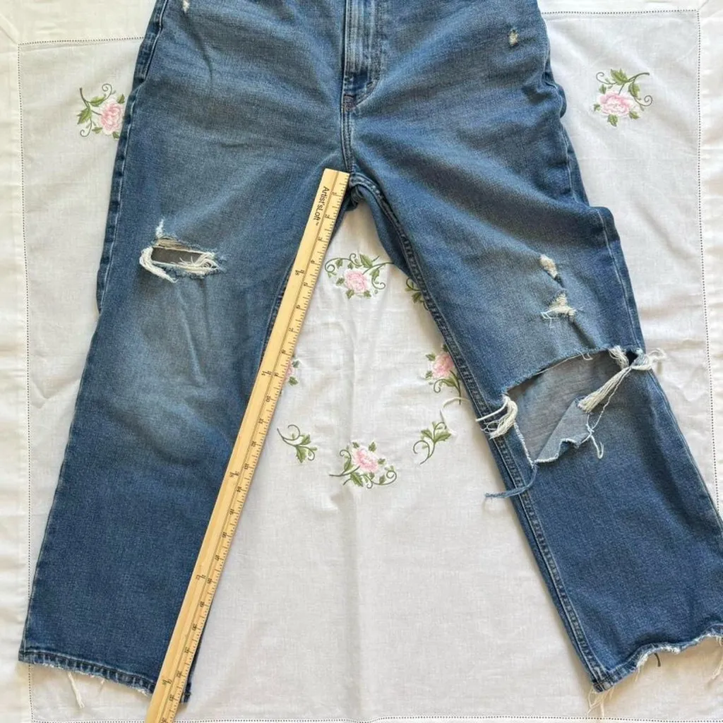 ⟡ ABERCROMBIE & FITCH the ankle straight jeans – ultra high rise (28 | 6S) ⟡ - Image 8