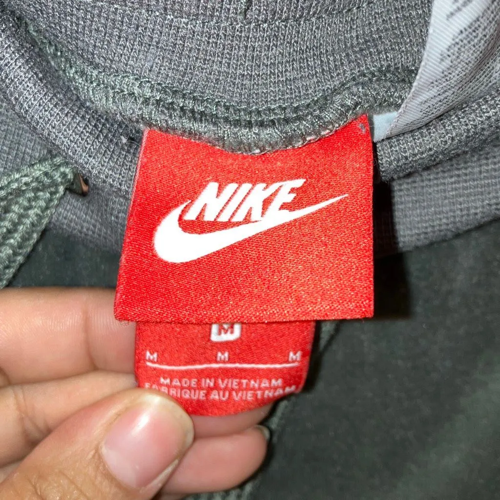 Nike grey fleece joggers Cozycore lounge activewear atheisure Medium #119 - Image 5