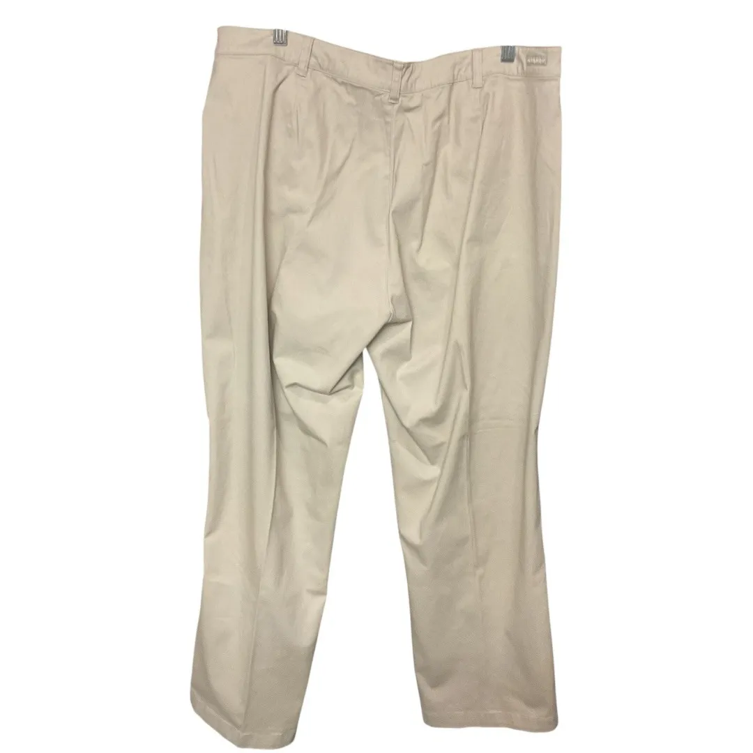 Woolrich Women's British Tan‎ Straight Leg Trouser Pants Beige 16P Petite - Image 2