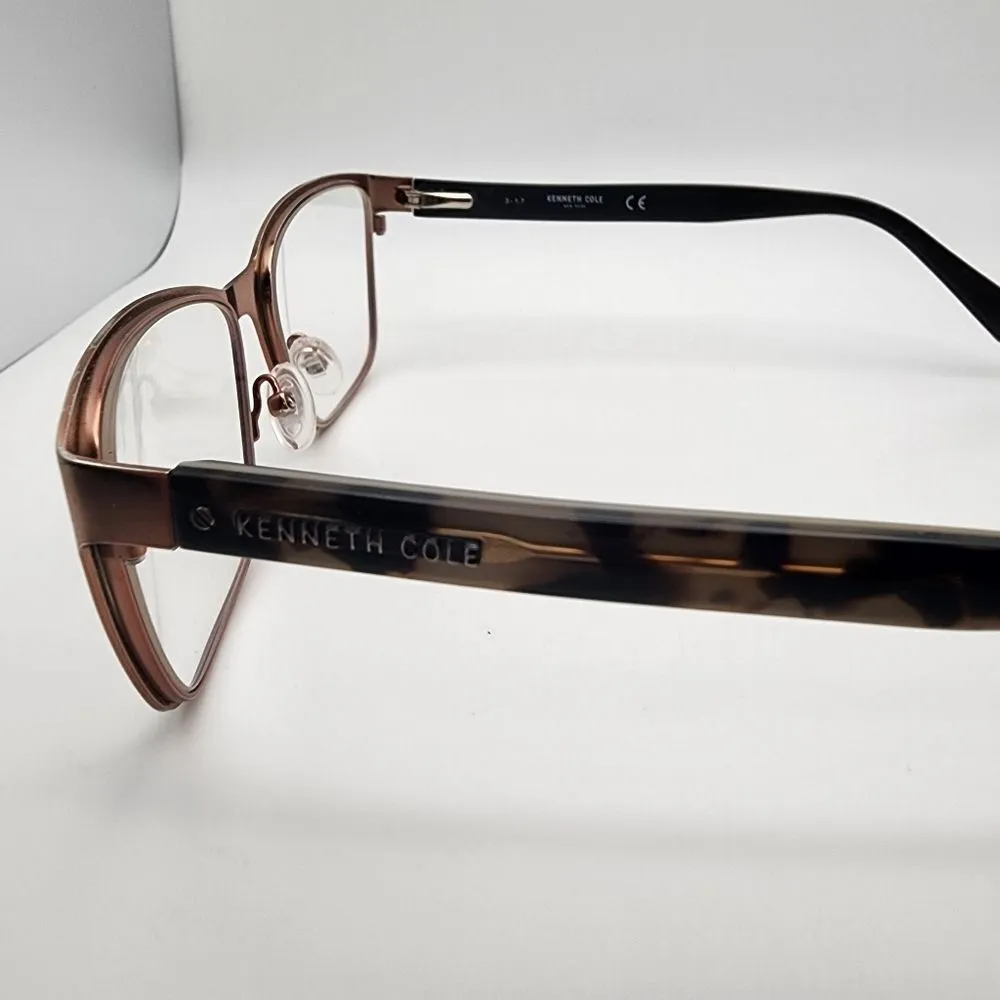 Kenneth Cole Gold & Tortoiseshell Prescription Glasses Frames - Image 5