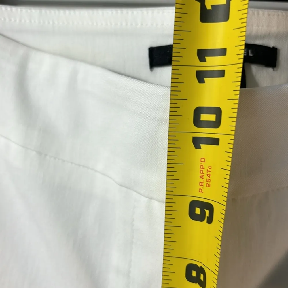 NWT Zac & Rachel white ankle length pants with tie detail at ankle, size 12. - Image 8