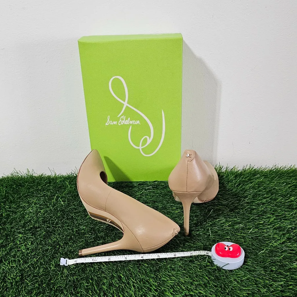 Sam Edelman Hazel - Beige Leather - Women's Size 9M - E5638LJ254 - Image 7