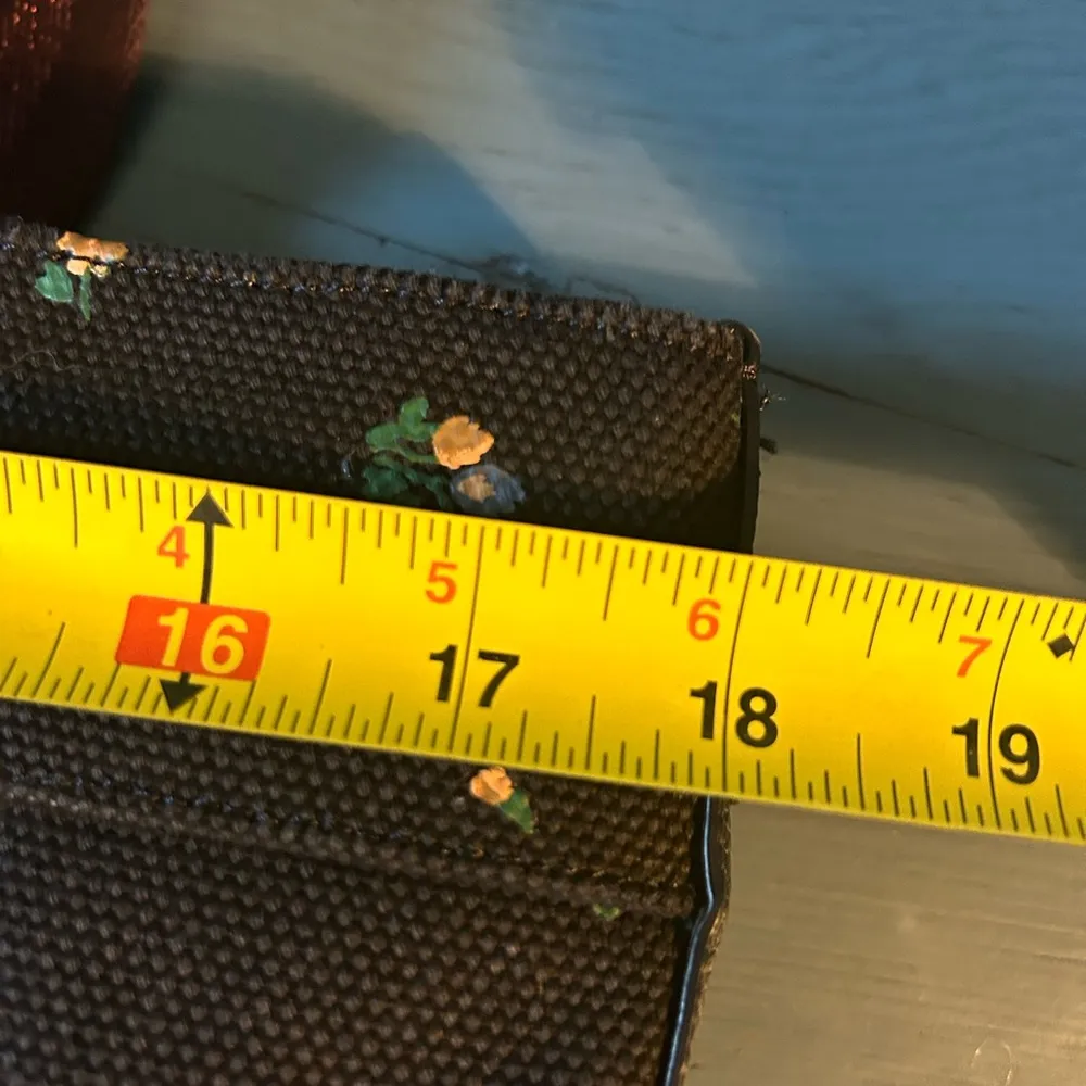 Coach Black Tote with Floral and Snoopy Design - Image 14