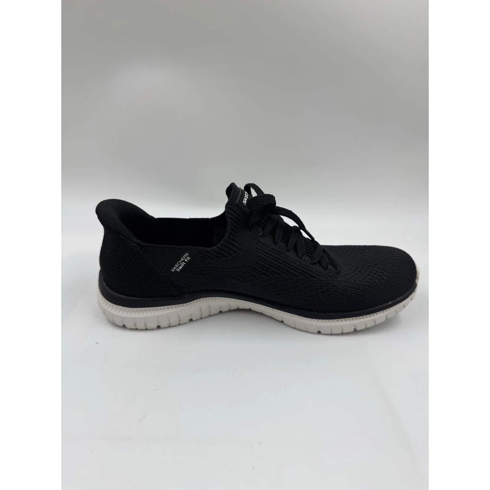 Skechers Women's Black Virtue Swift Fit Sneaker Hands Free Memory Foam Sz 7.5 - Image 11